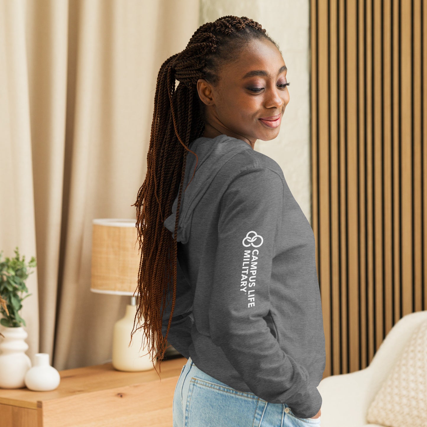 Campus Life Military Hooded long-sleeve tee