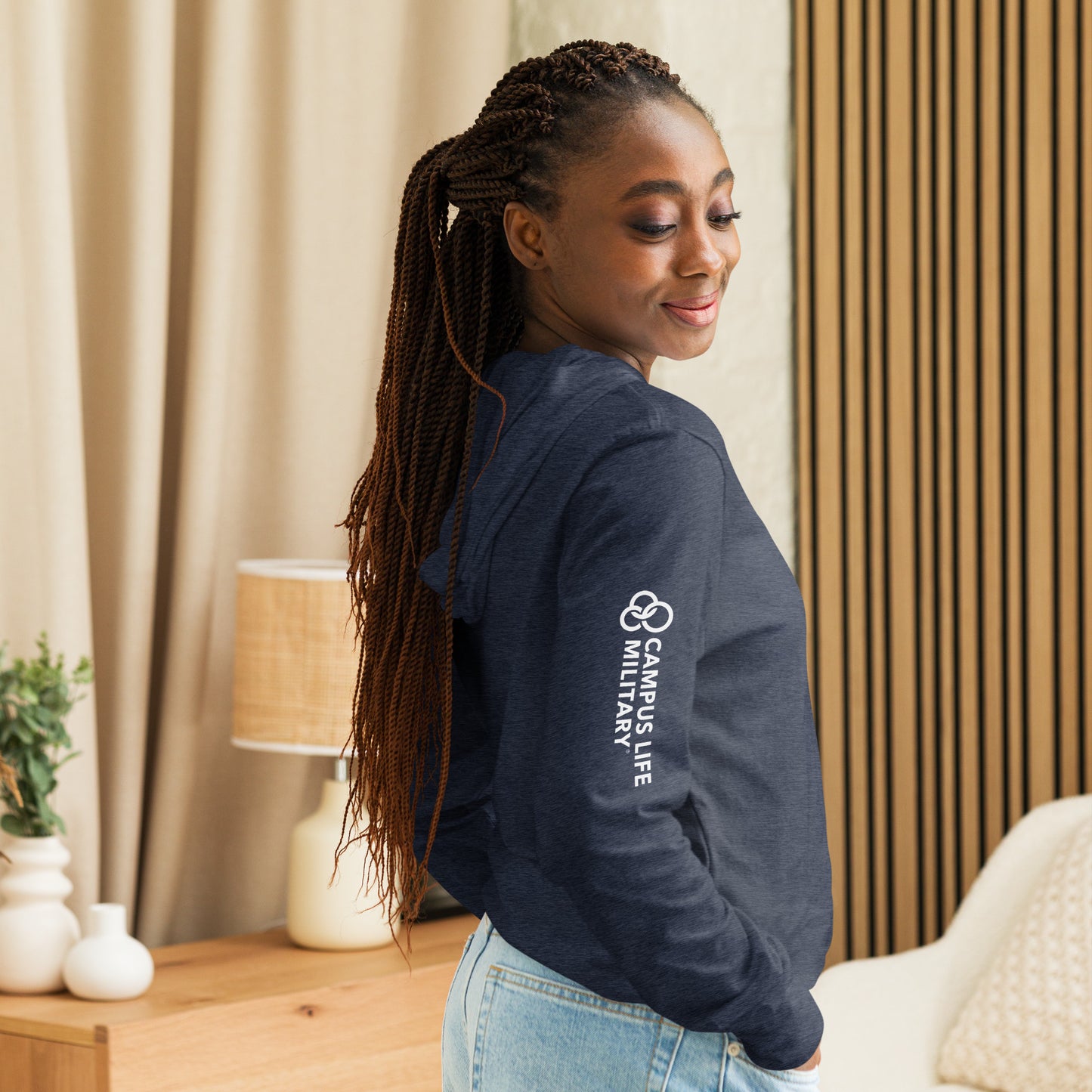 Campus Life Military Hooded long-sleeve tee
