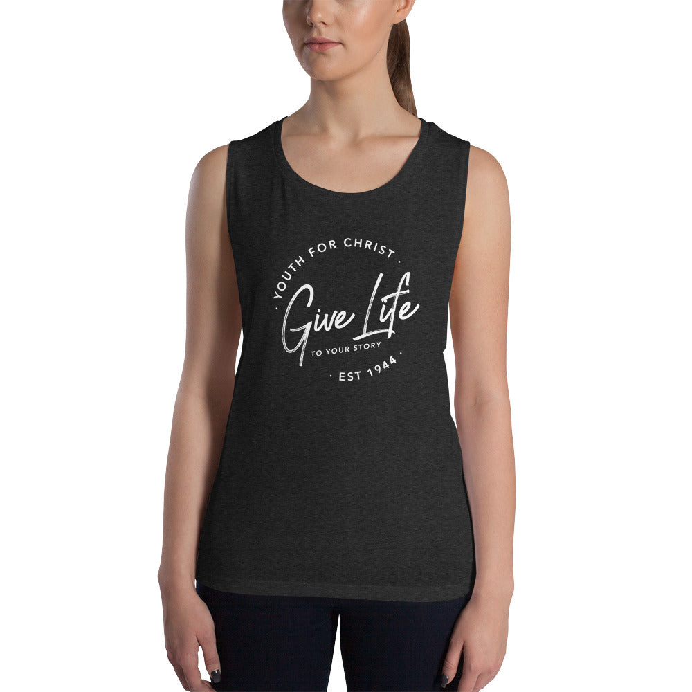 Give Life Ladies’ Muscle Tank