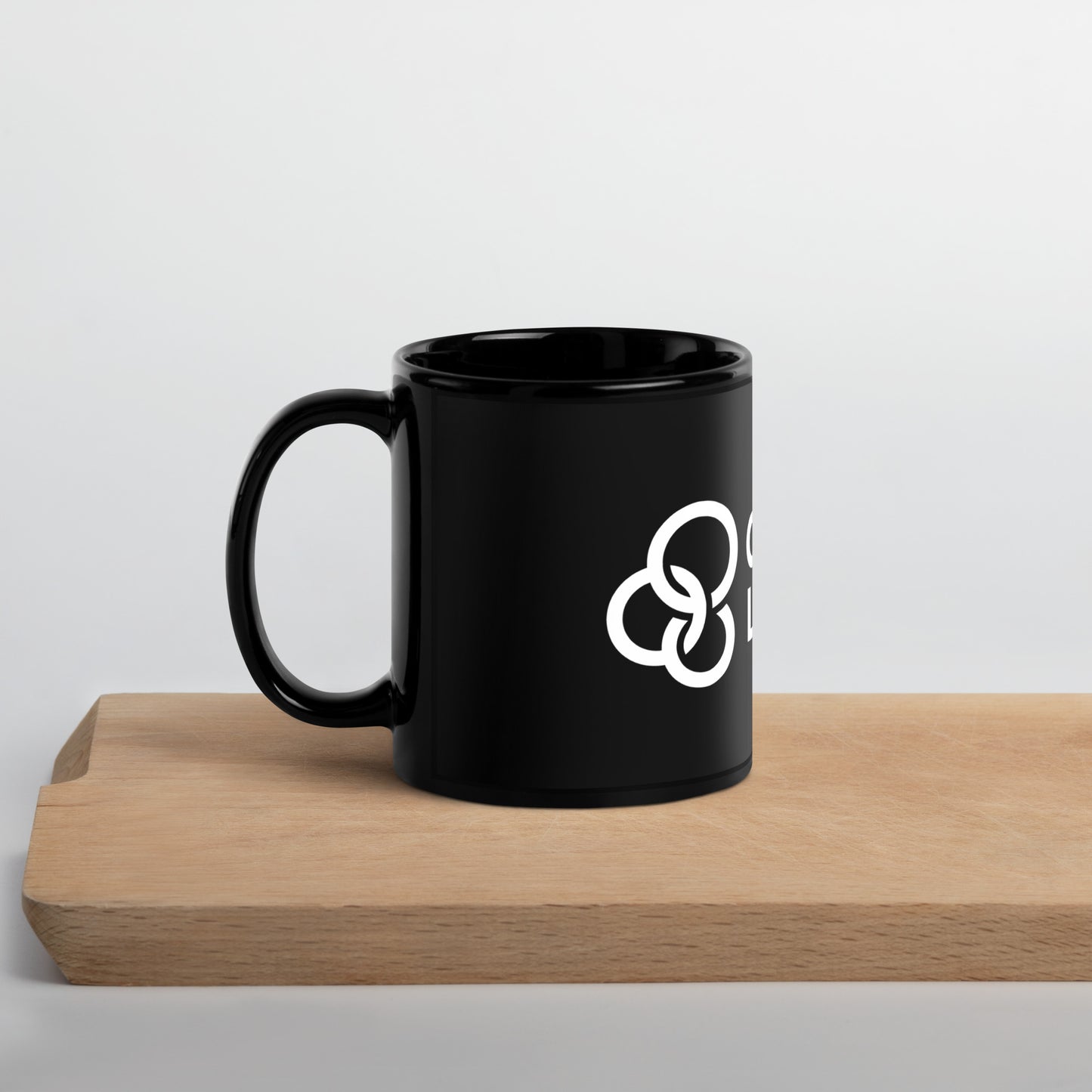 Campus Life Black Glossy Mug