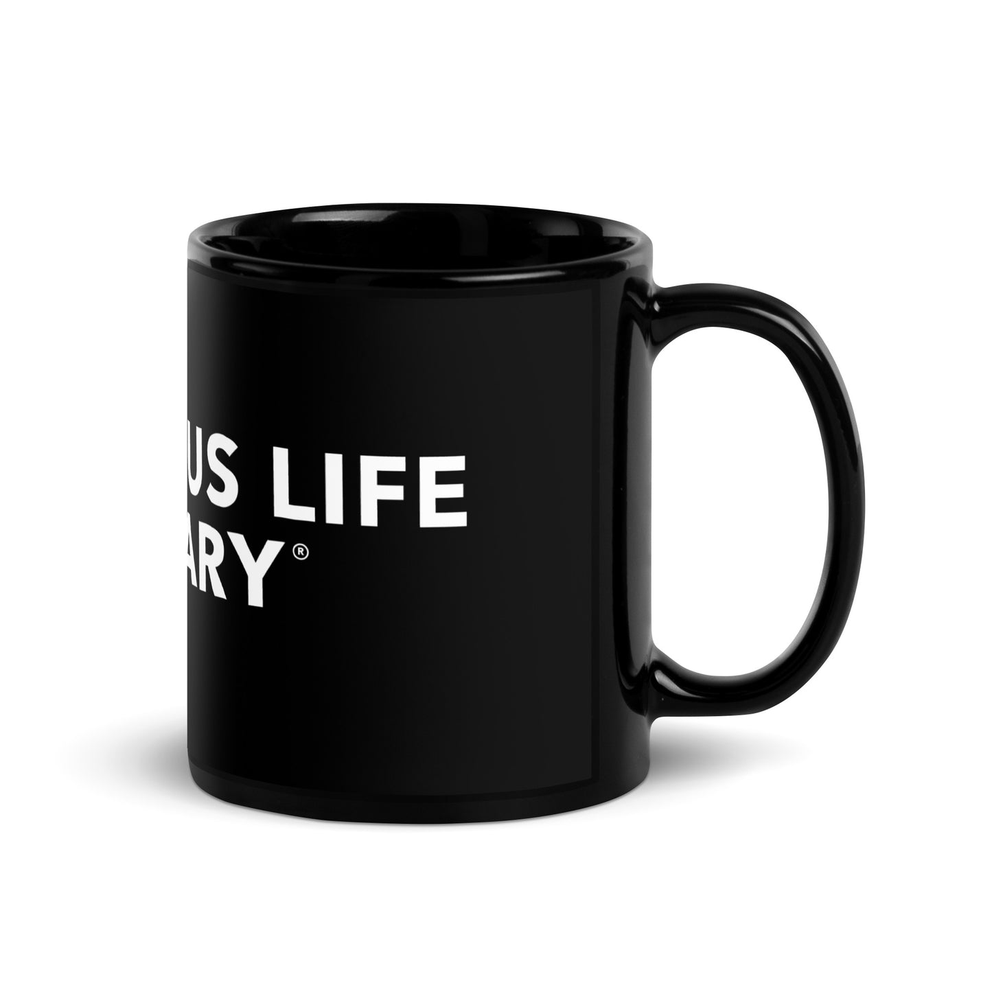 Campus Life Military Black Glossy Mug
