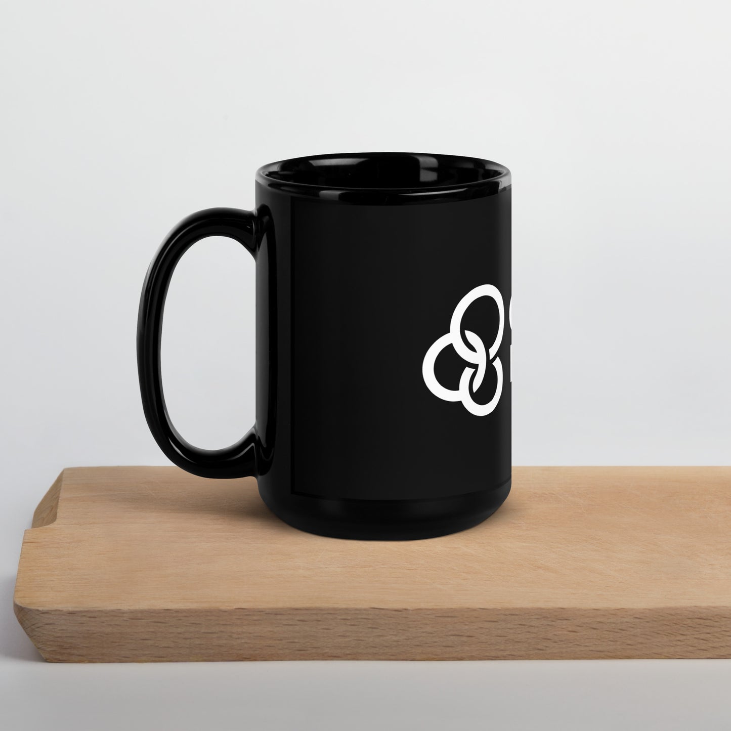 Campus Life Black Glossy Mug