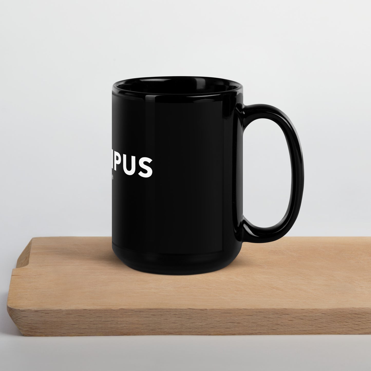Campus Life Black Glossy Mug