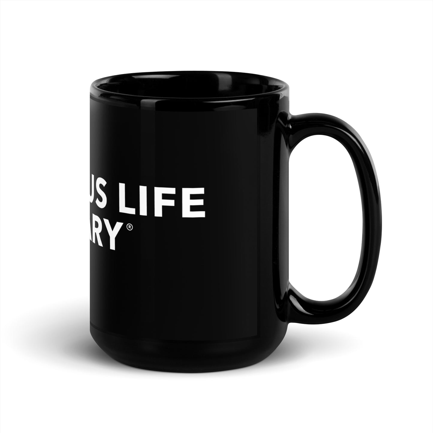 Campus Life Military Black Glossy Mug