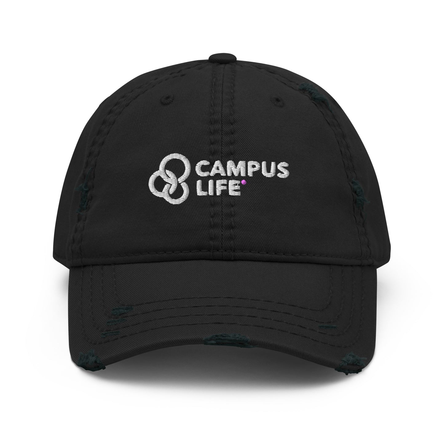 Campus Life Distressed Dad Hat