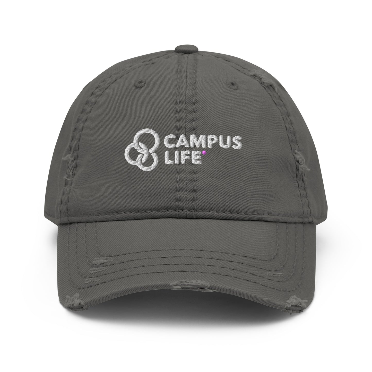Campus Life Distressed Dad Hat