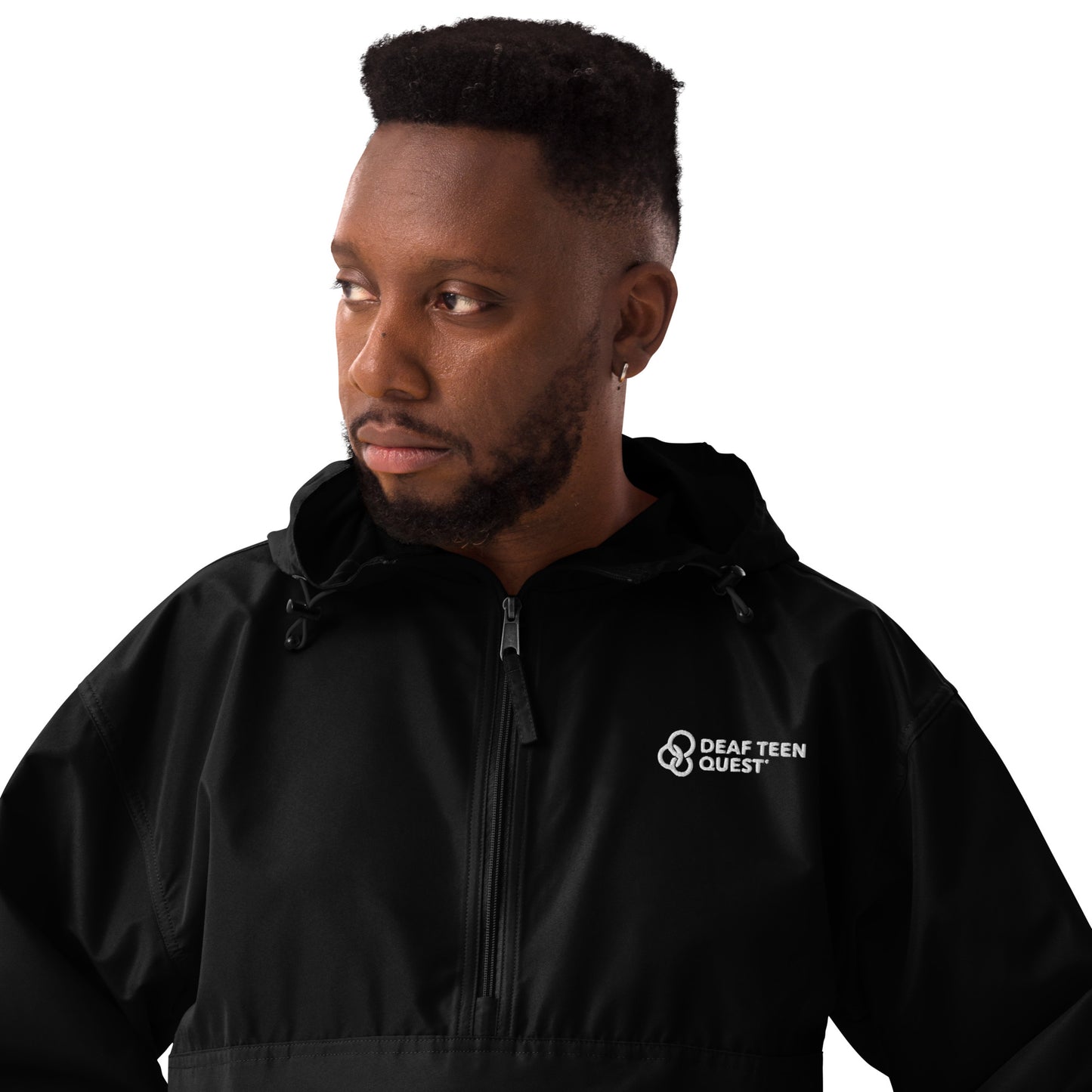 DTQ Embroidered Champion Packable Jacket
