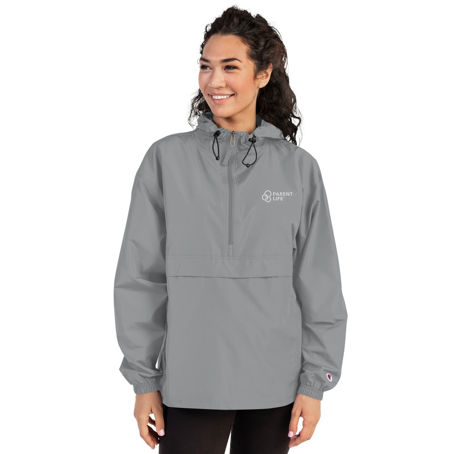Parent Life Embroidered Champion Packable Jacket
