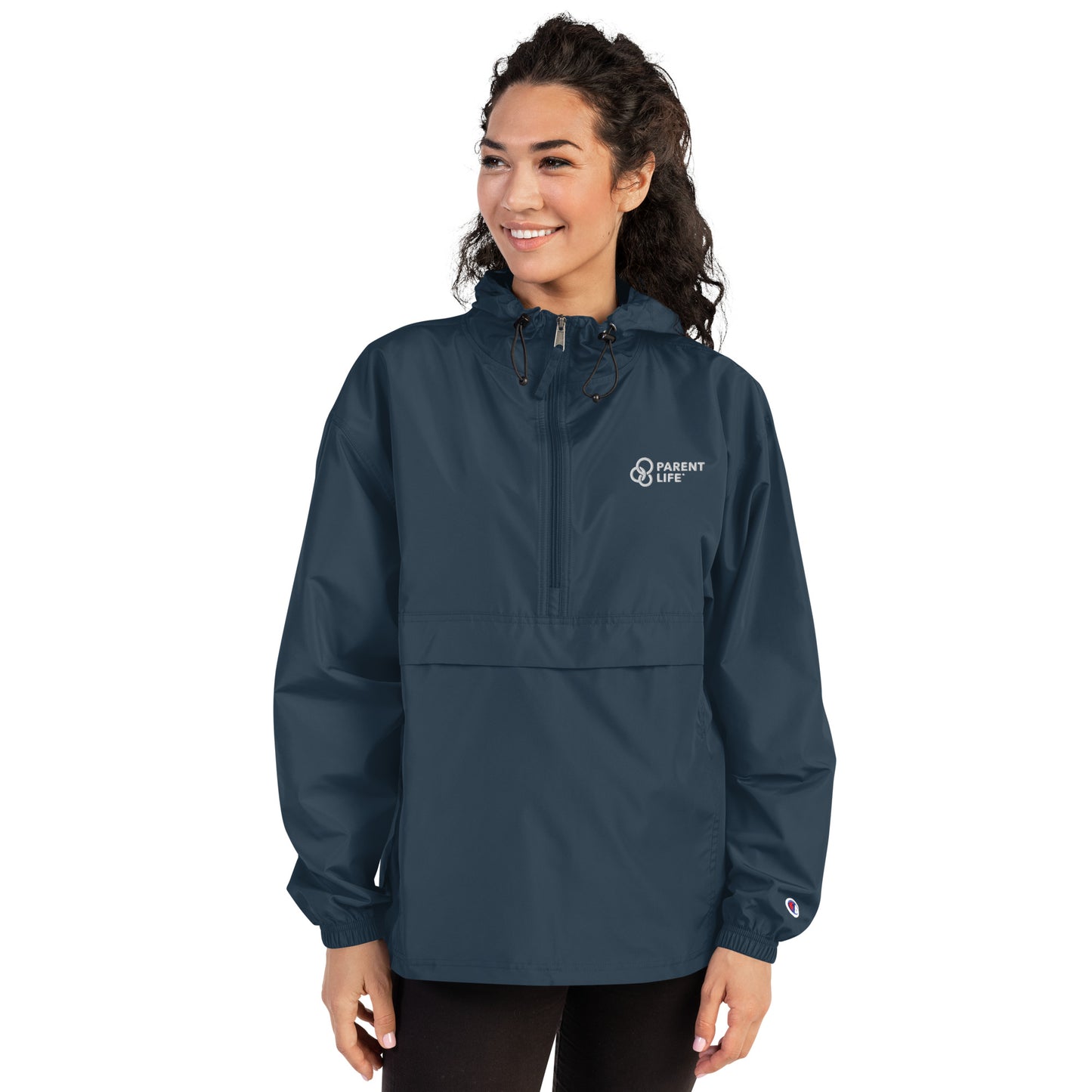 Parent Life Embroidered Champion Packable Jacket