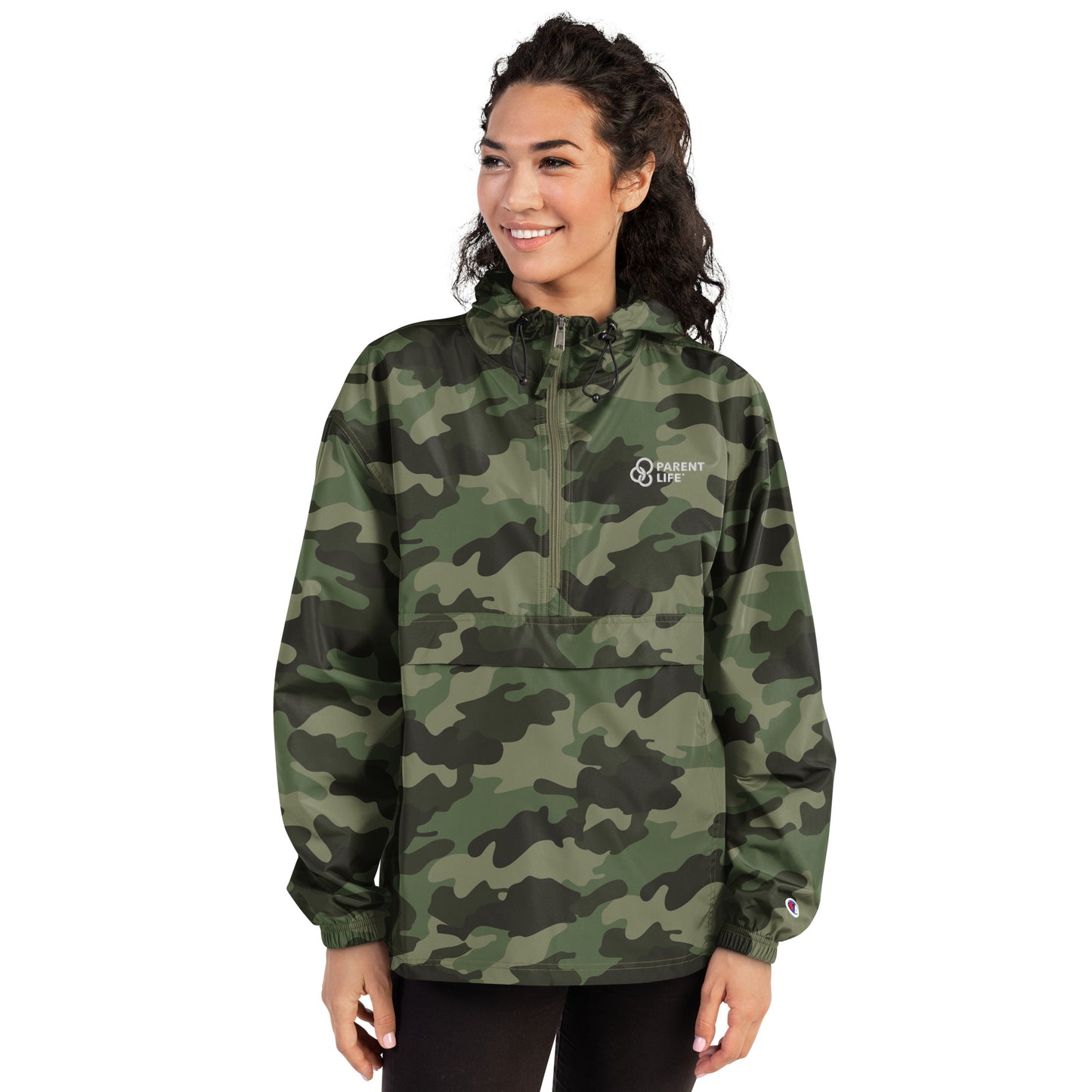 Parent Life Embroidered Champion Packable Jacket