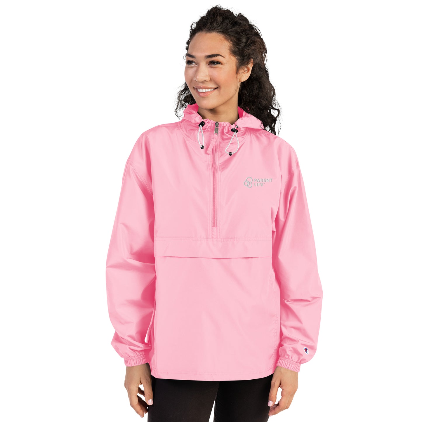 Parent Life Embroidered Champion Packable Jacket