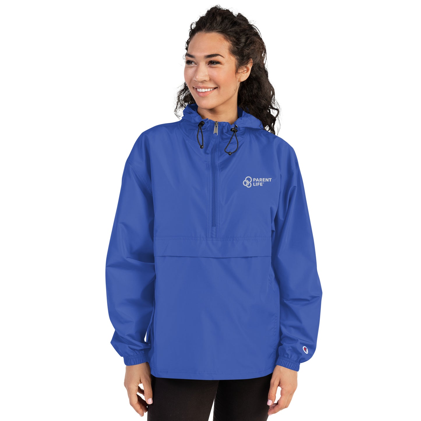 Parent Life Embroidered Champion Packable Jacket