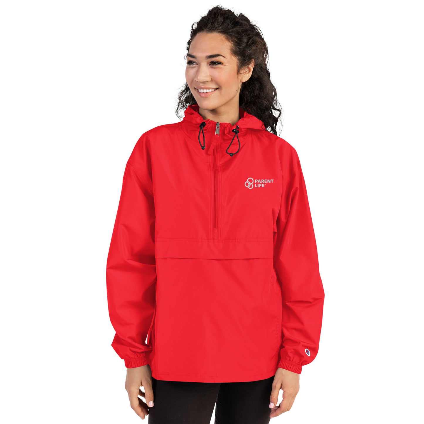 Parent Life Embroidered Champion Packable Jacket