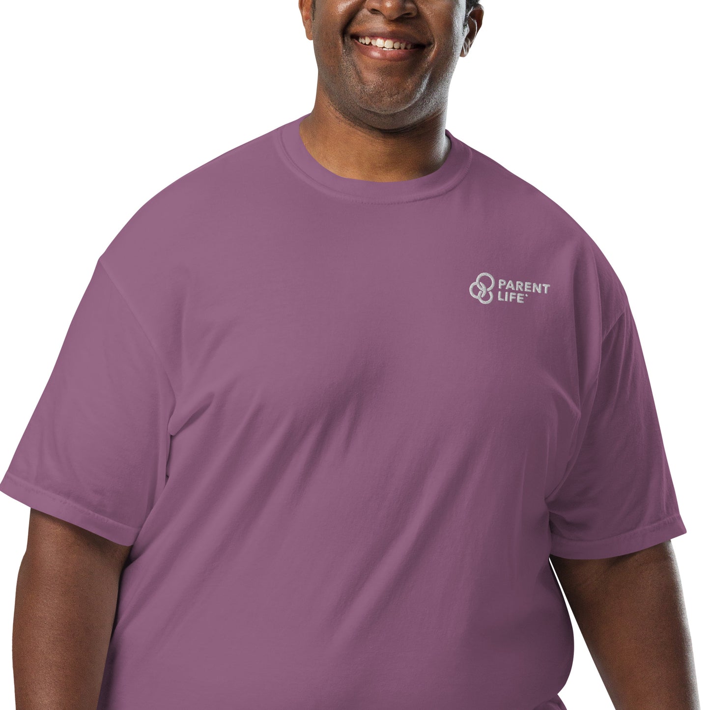 Parent Life Men’s Embroidered garment-dyed heavyweight t-shirt