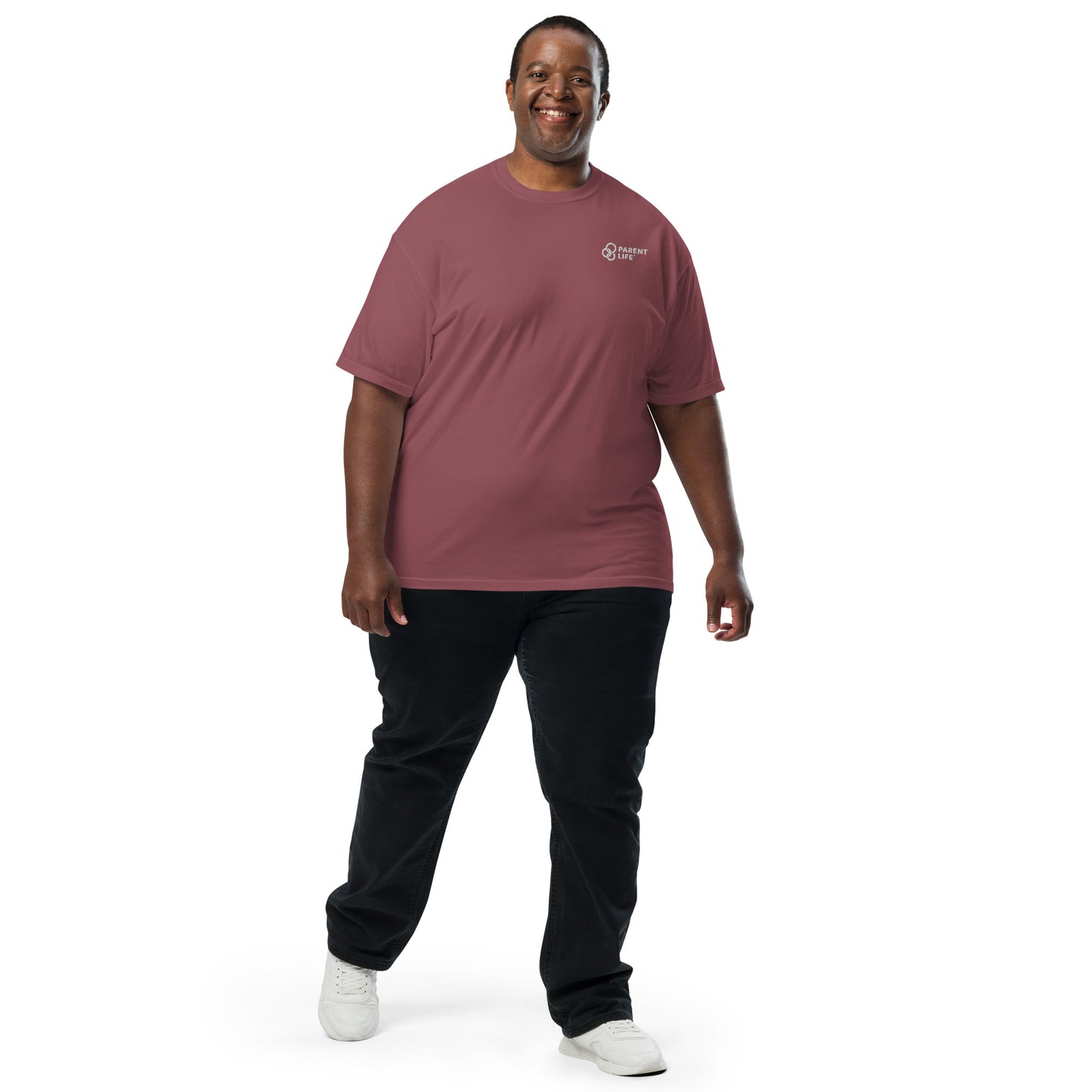 Parent Life Men’s Embroidered garment-dyed heavyweight t-shirt