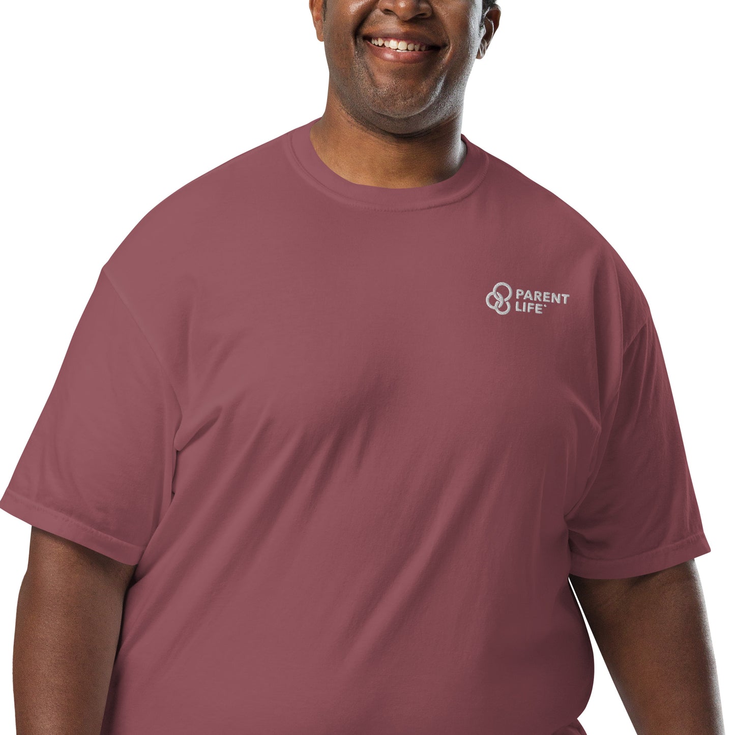 Parent Life Men’s Embroidered garment-dyed heavyweight t-shirt