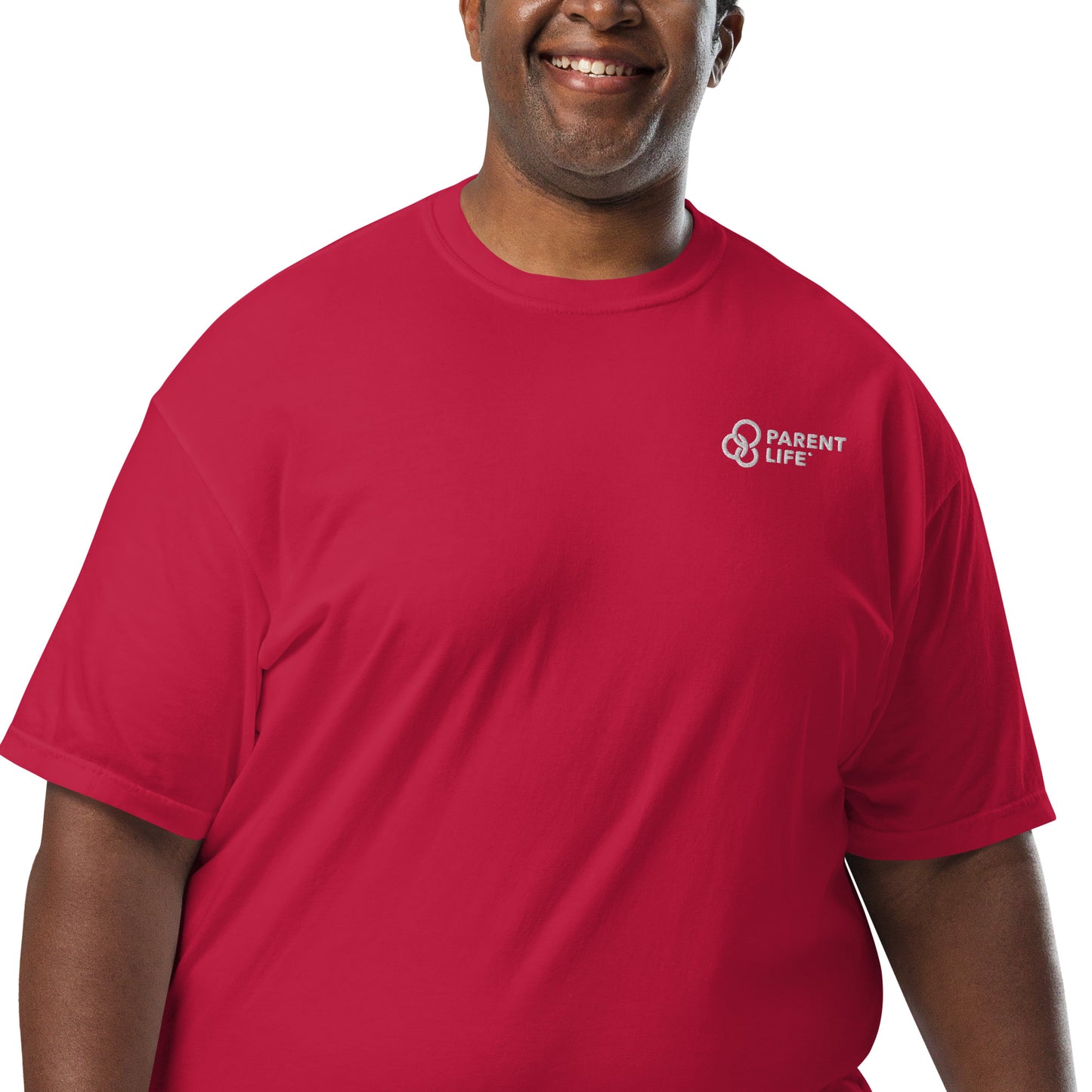 Parent Life Men’s Embroidered garment-dyed heavyweight t-shirt