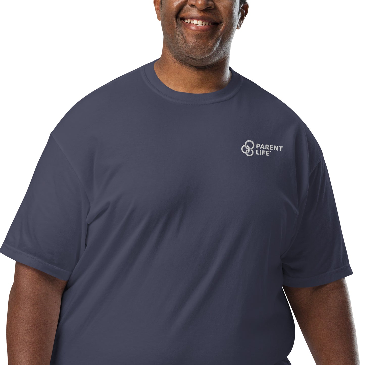 Parent Life Men’s Embroidered garment-dyed heavyweight t-shirt