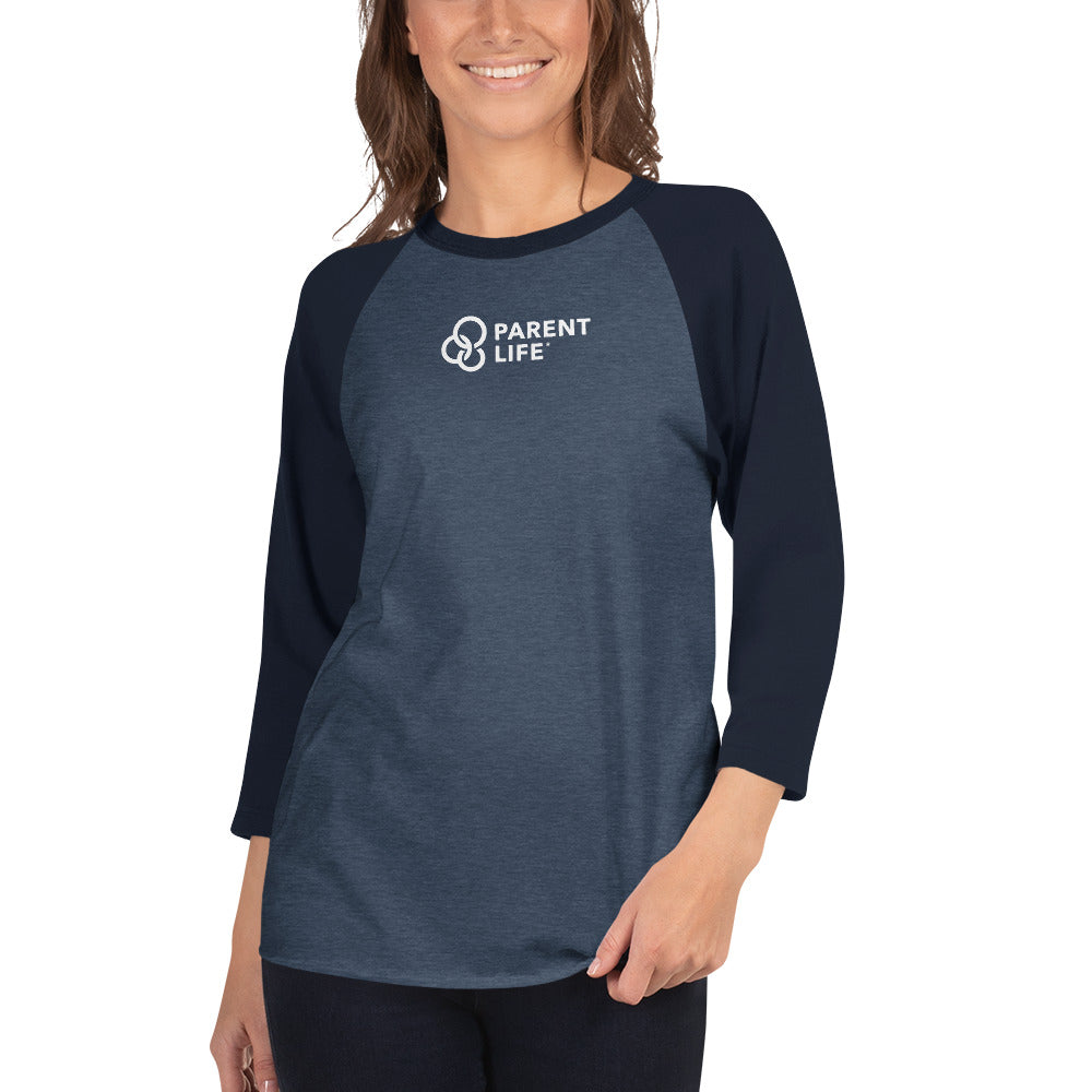 Parent Life Unisex 3/4 Sleeve Raglan Shirt