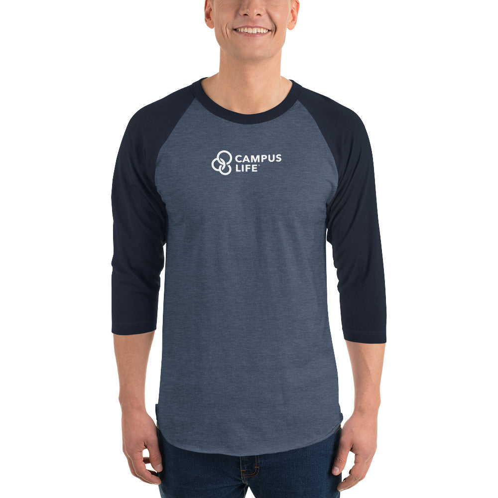Campus Life Unisex 3/4 Sleeve Raglan Shirt