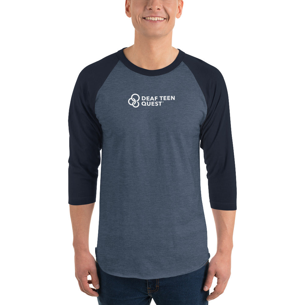 DTQ Unisex 3/4 Sleeve Raglan Shirt