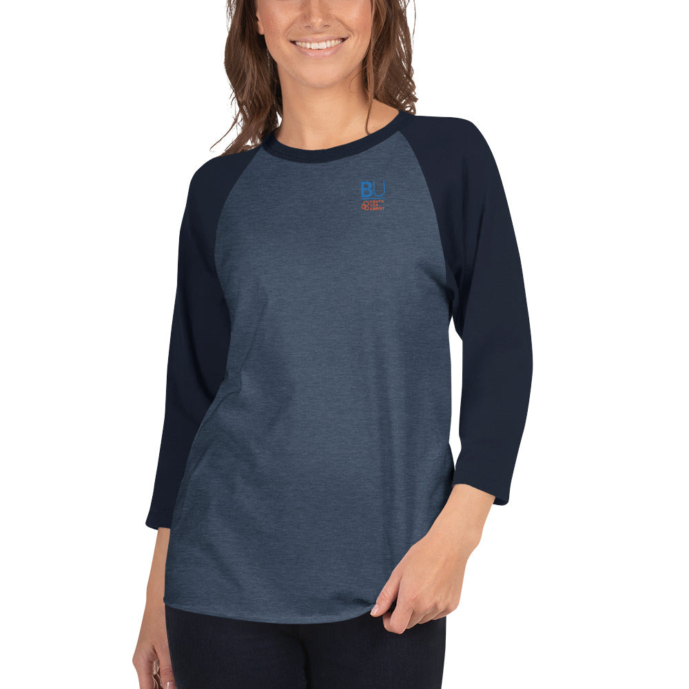 BU@YFC Unisex 3/4 sleeve raglan shirt