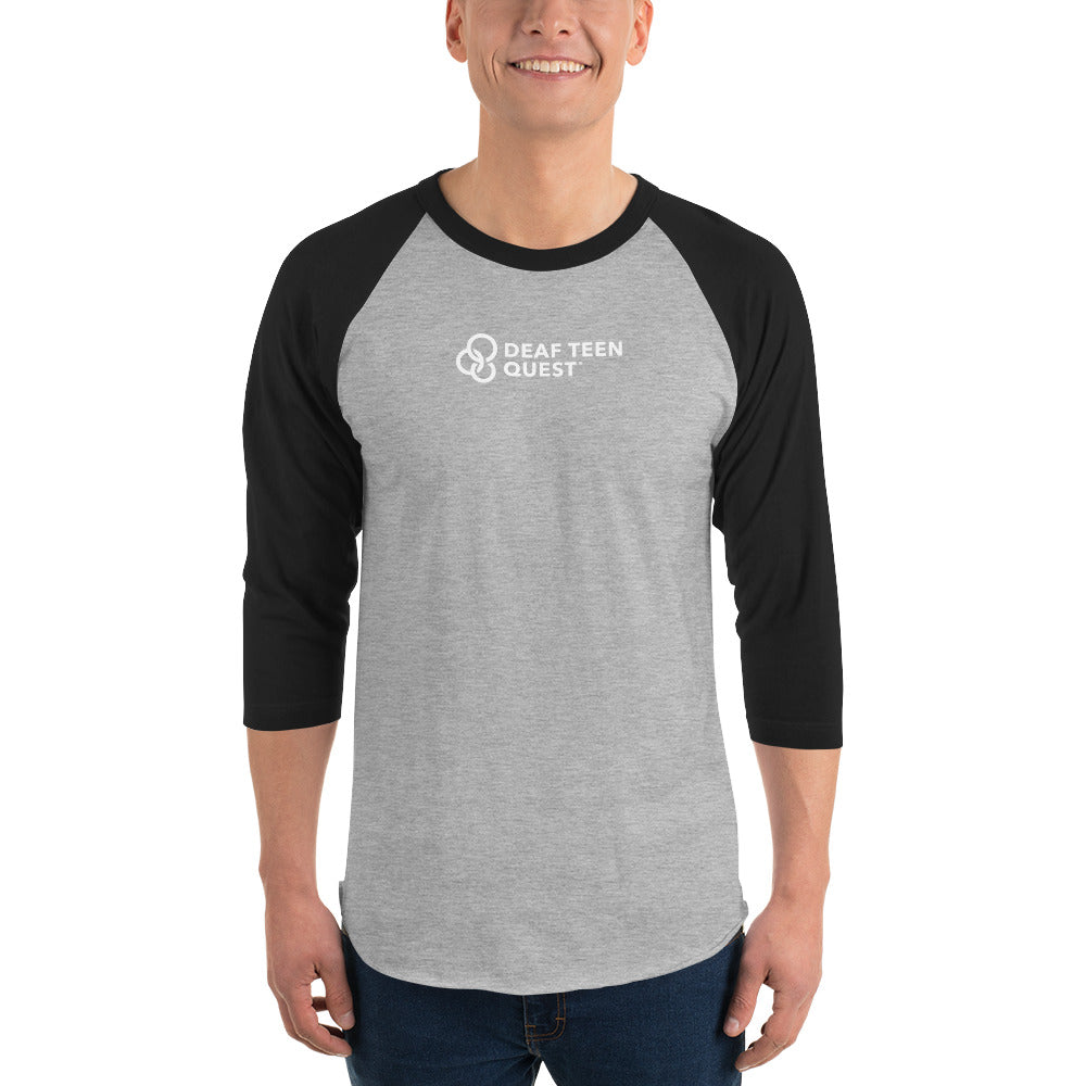 DTQ Unisex 3/4 Sleeve Raglan Shirt
