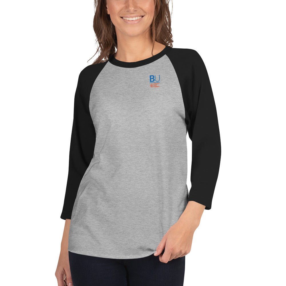 BU@YFC Unisex 3/4 sleeve raglan shirt