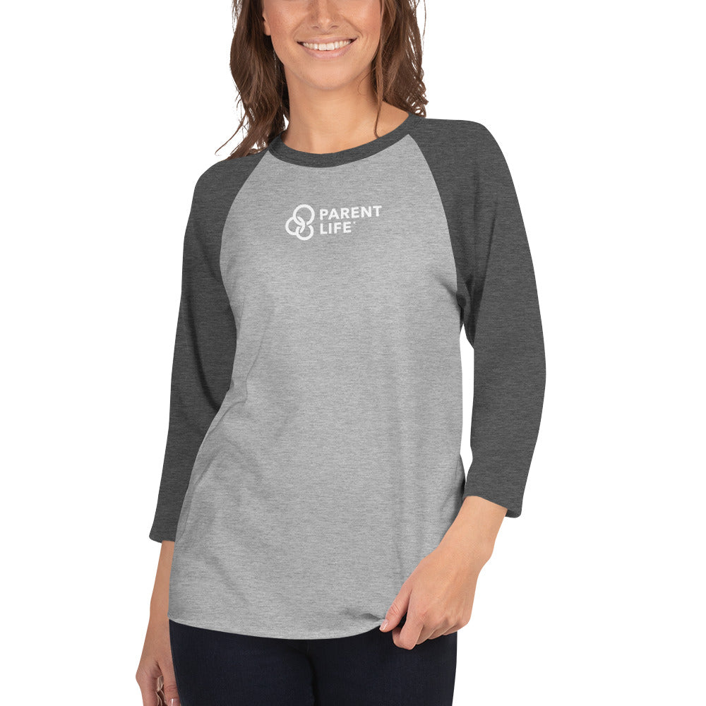 Parent Life Unisex 3/4 Sleeve Raglan Shirt