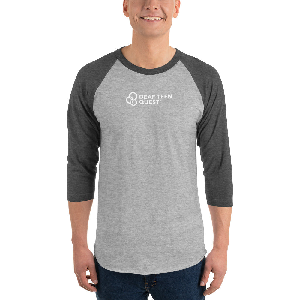 DTQ Unisex 3/4 Sleeve Raglan Shirt