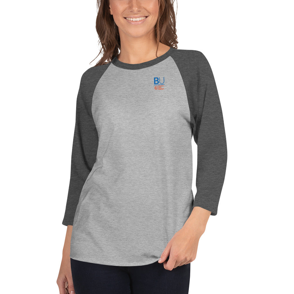 BU@YFC Unisex 3/4 sleeve raglan shirt