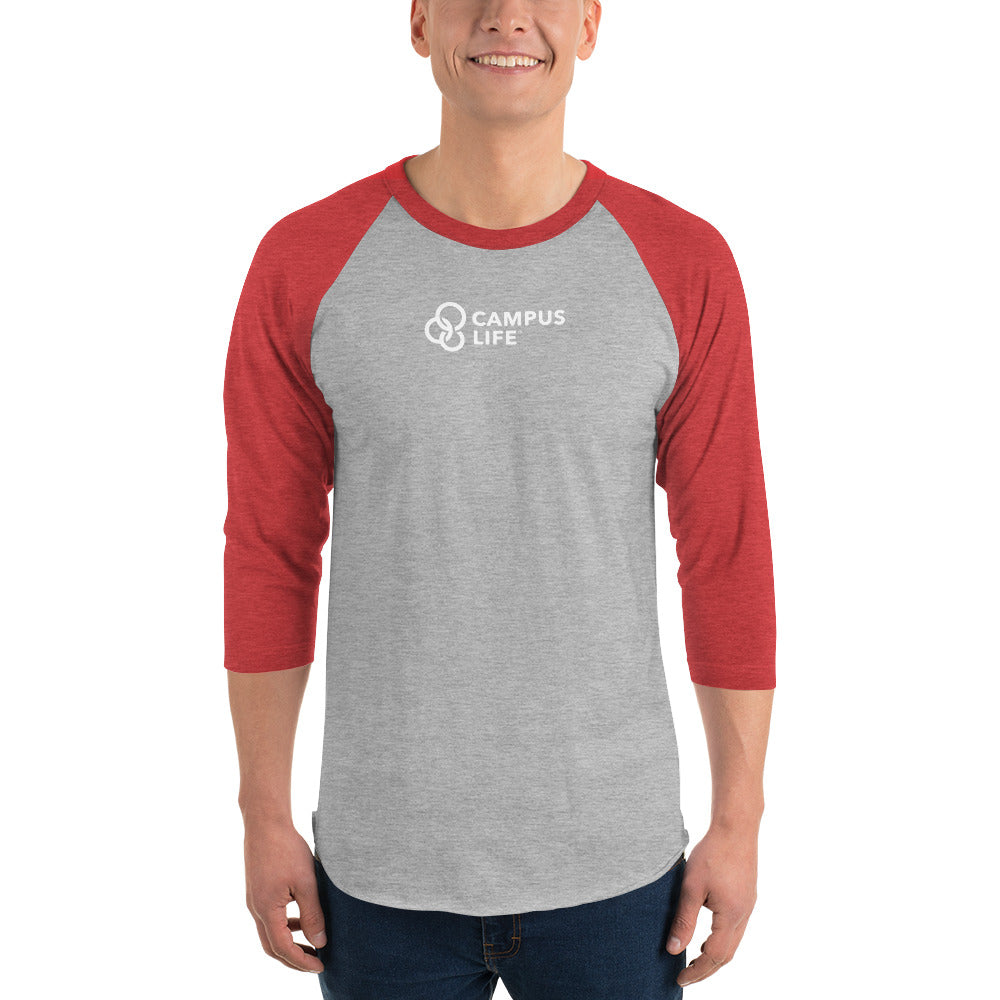 Campus Life Unisex 3/4 Sleeve Raglan Shirt