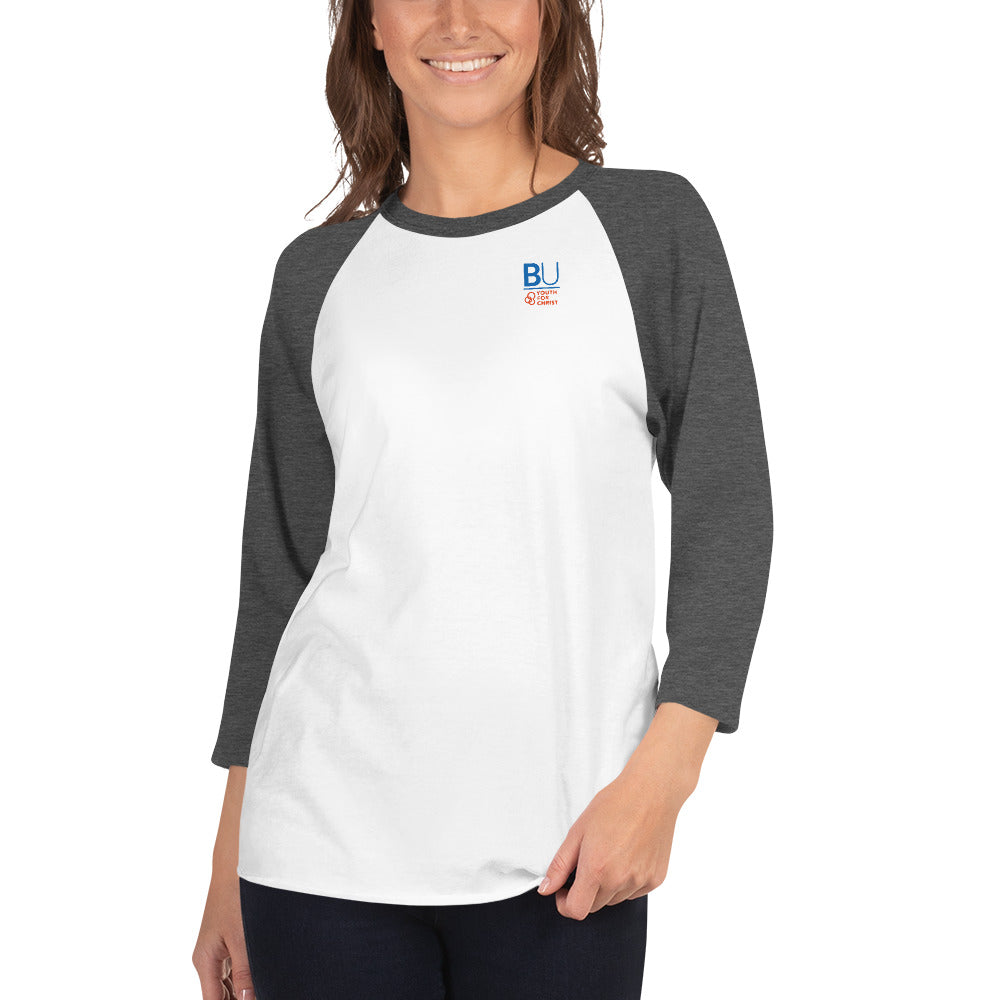 BU@YFC Unisex 3/4 sleeve raglan shirt