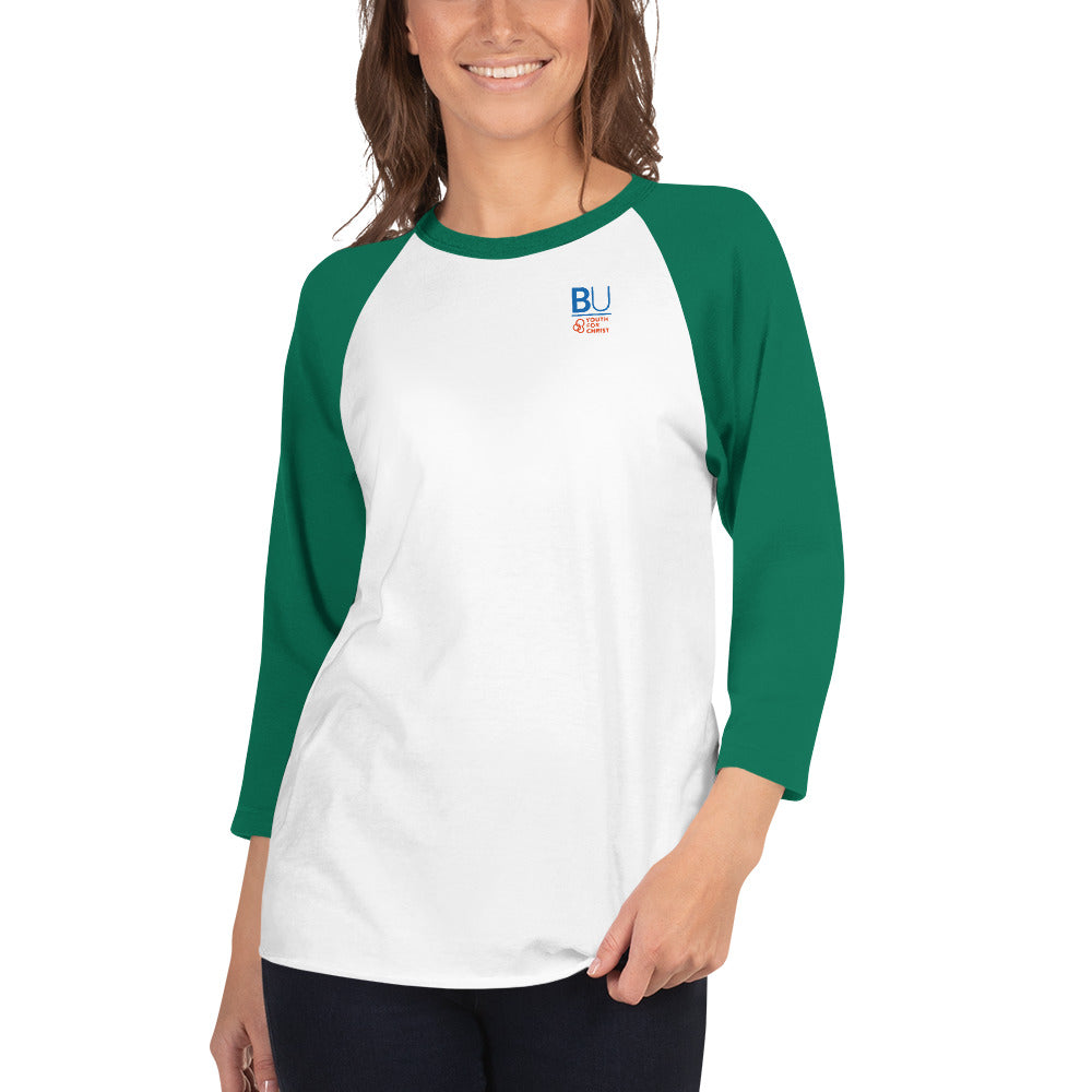 BU@YFC Unisex 3/4 sleeve raglan shirt