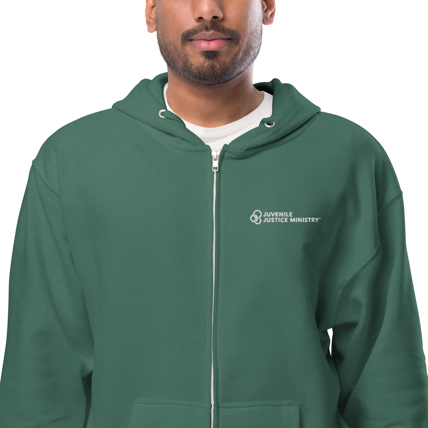 JJM Unisex fleece zip up hoodie