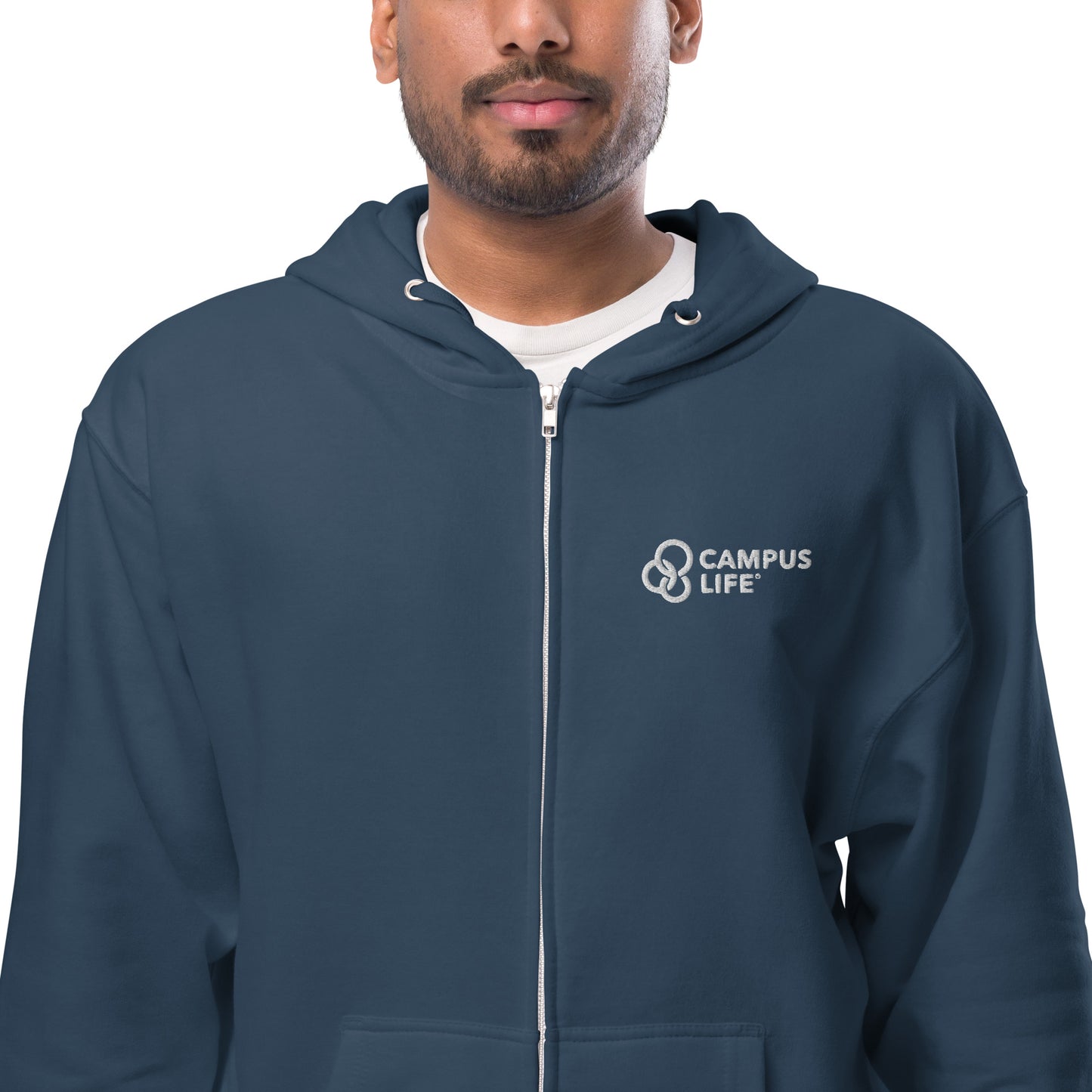 Campus Life Unisex fleece zip up hoodie