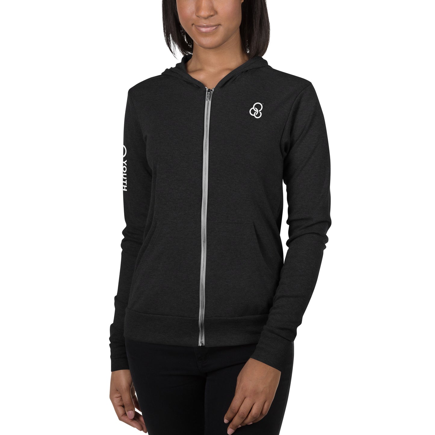 YFC Unisex zip hoodie