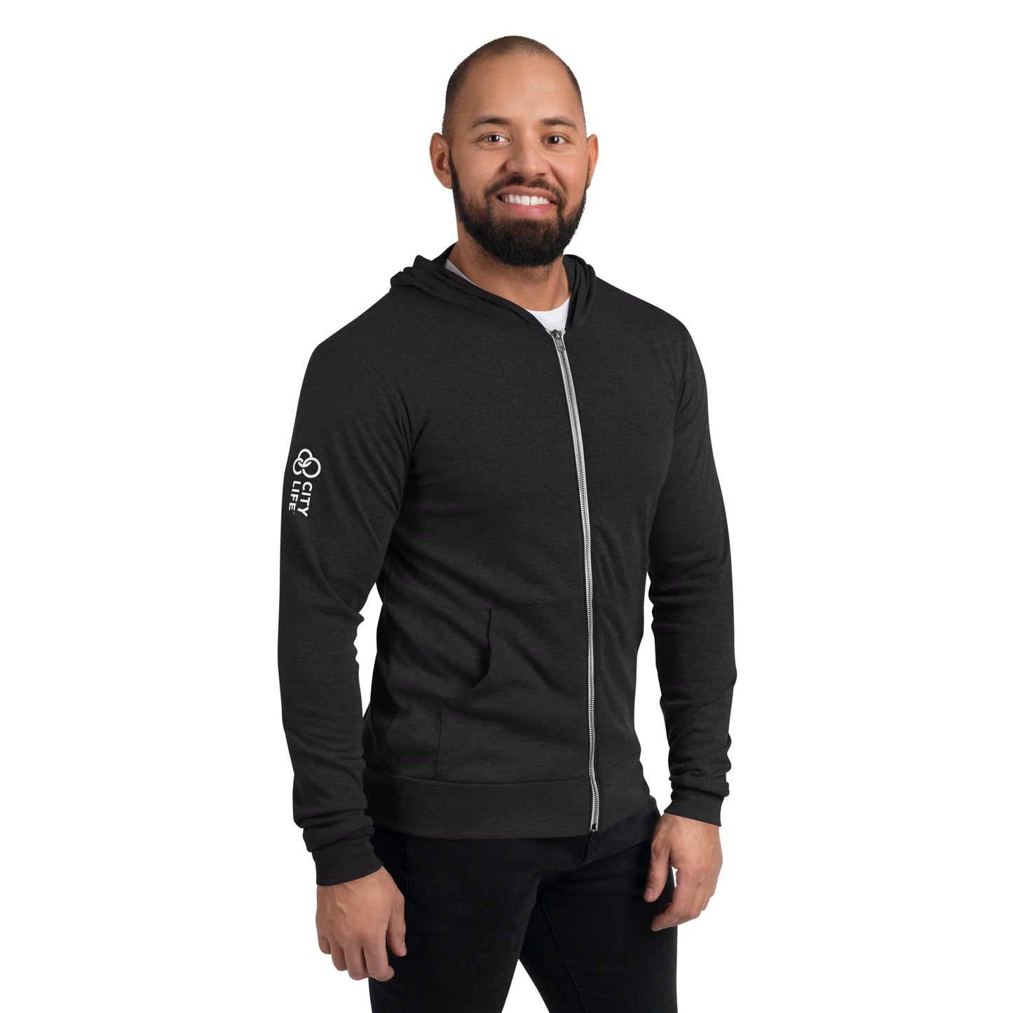City Life Unisex zip hoodie