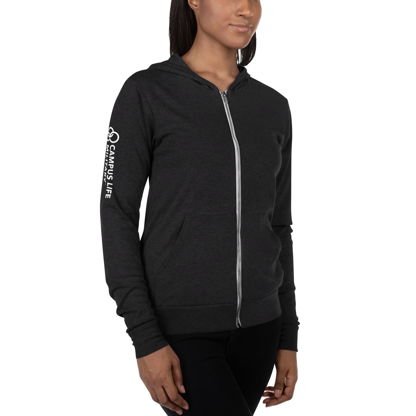 Campus Life Military Unisex zip hoodie