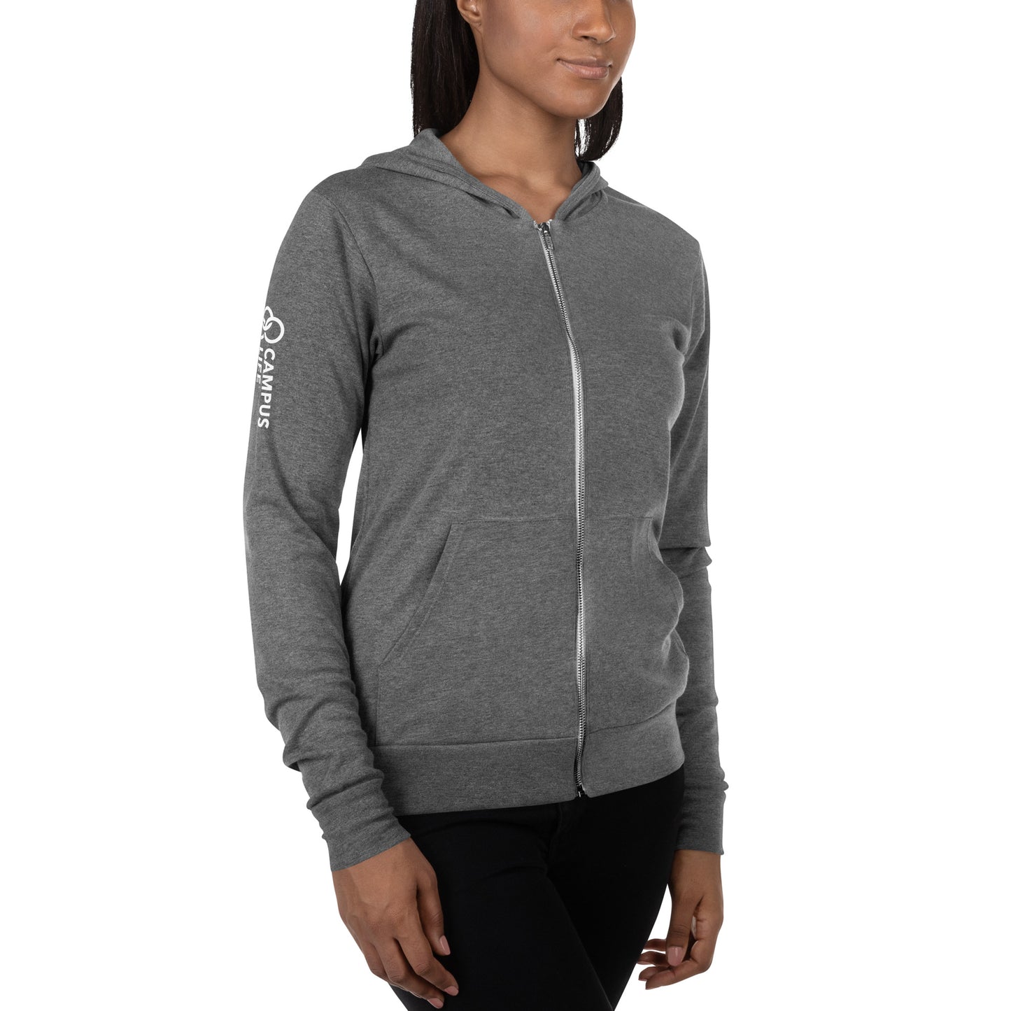 Campus Life Military Unisex zip hoodie