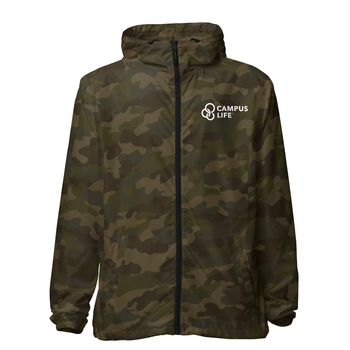 Campus Life Unisex Lightweight Zip Up Windbreaker