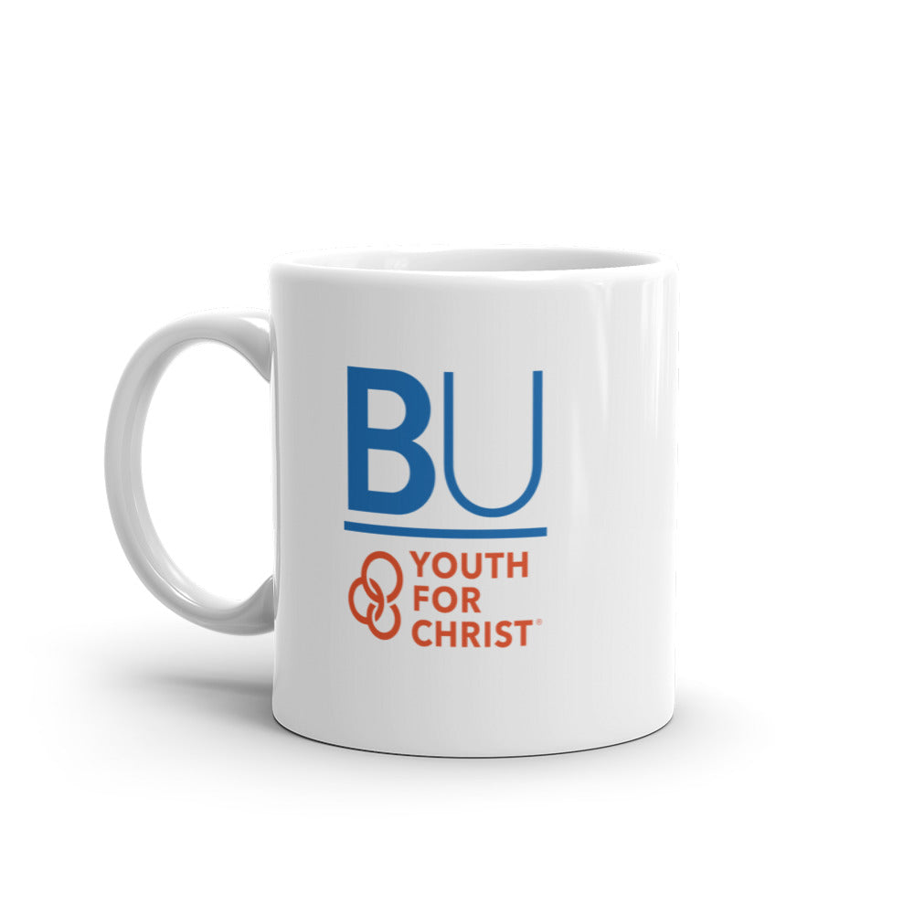 BU@YFC White Glossy Mug