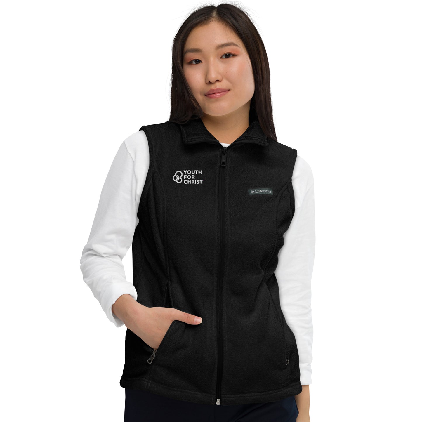 YFC Women’s Columbia fleece vest