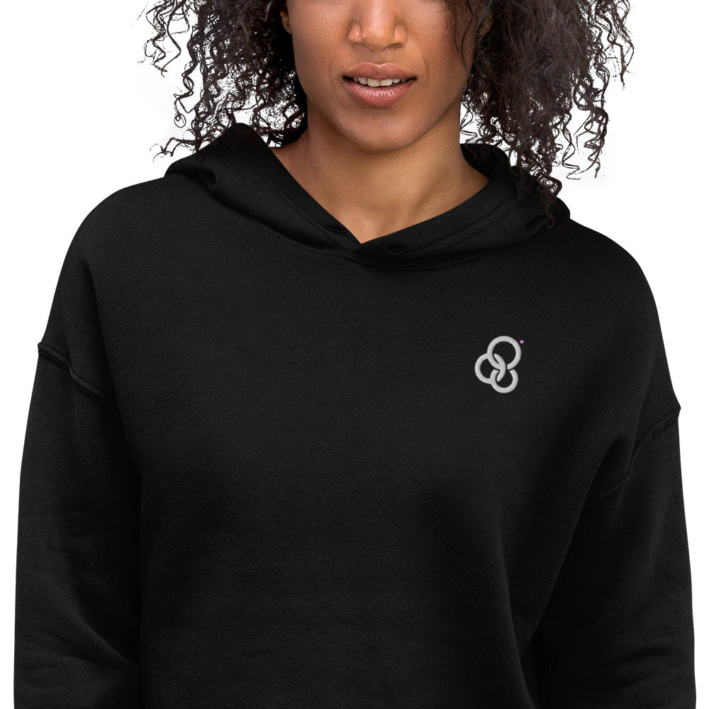 Campus Life Military Crop Hoodie