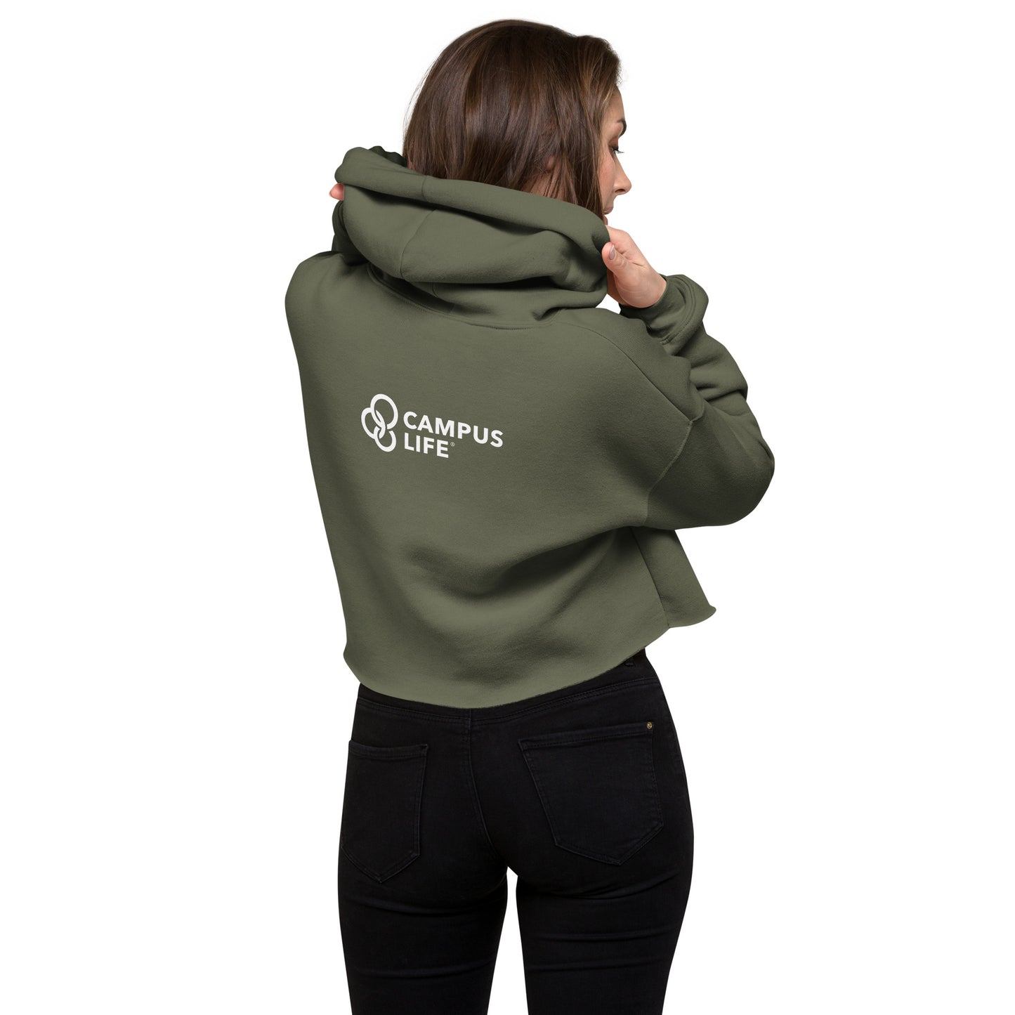 Campus Life Women's Crop Hoodie