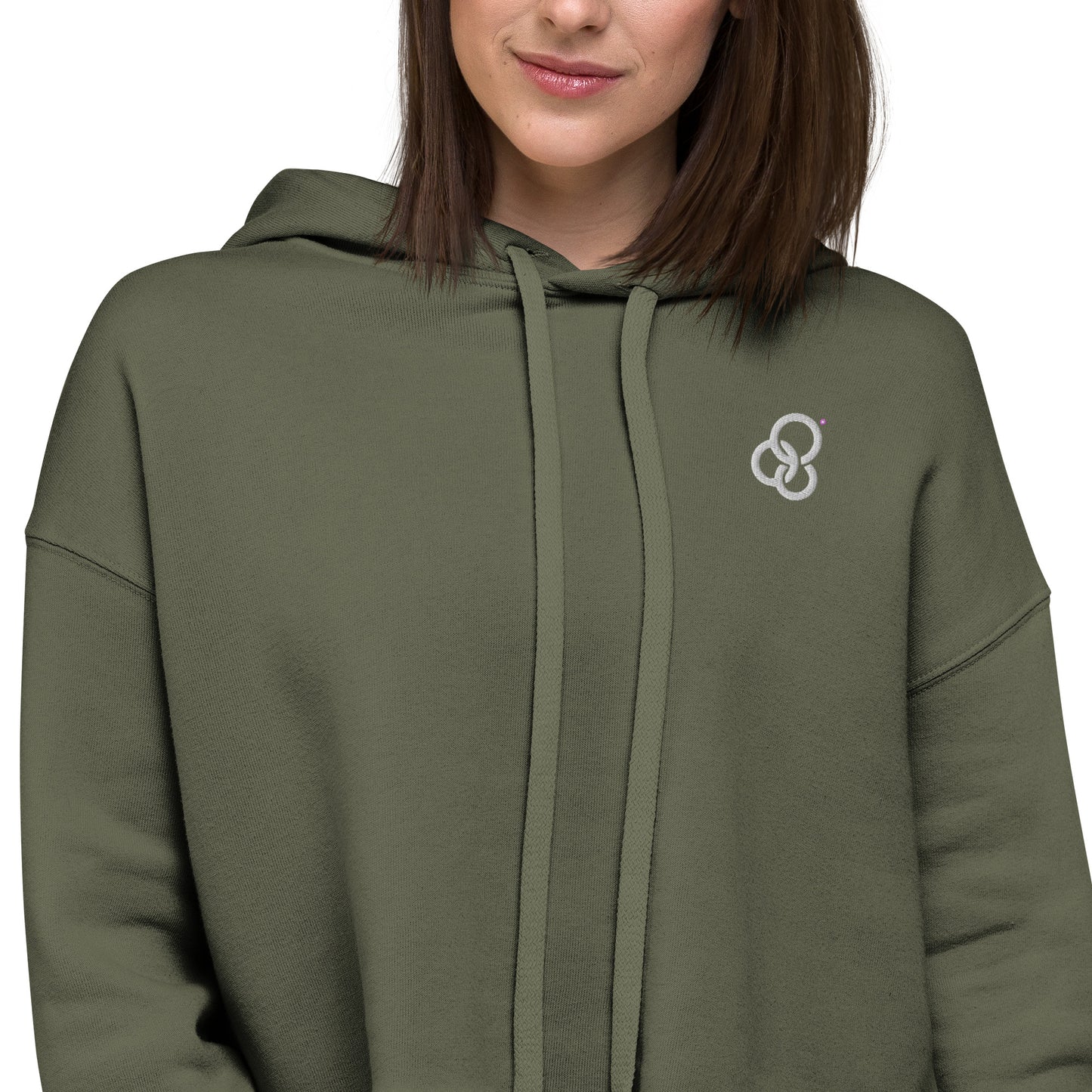 City Life Women's Crop Hoodie