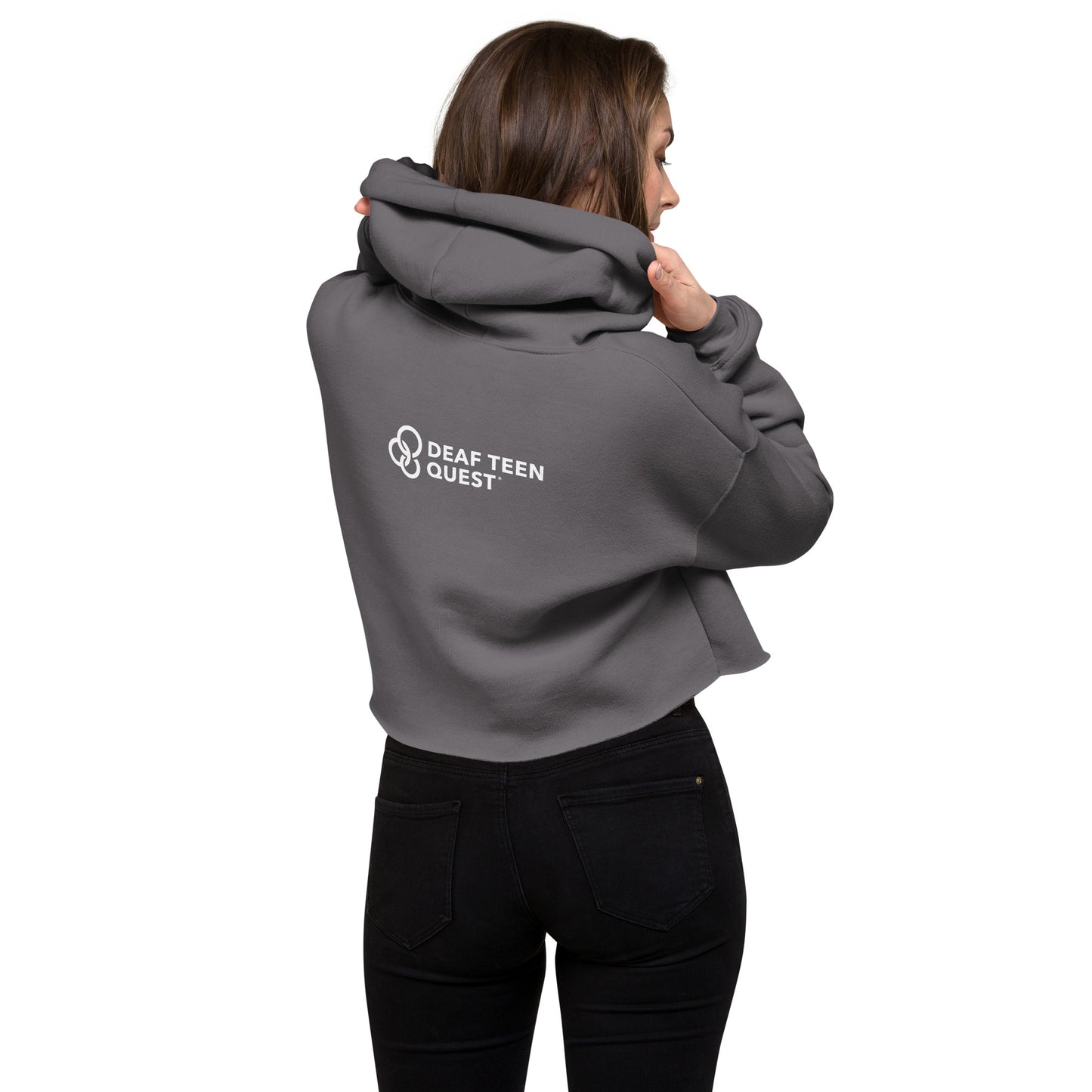 DTQ Women's Crop Hoodie