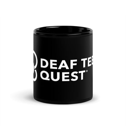 DTQ Black Glossy Mug