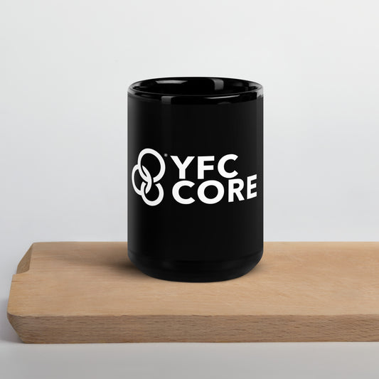 YFC Core Black Glossy Mug