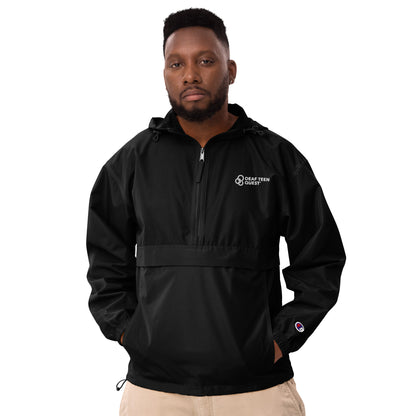 DTQ Embroidered Champion Packable Jacket